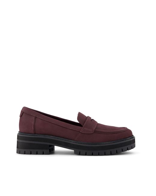 TOMS Red Cara Loafer Shoes