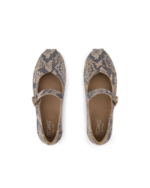 TOMS Gray Alpargata Mary Jane