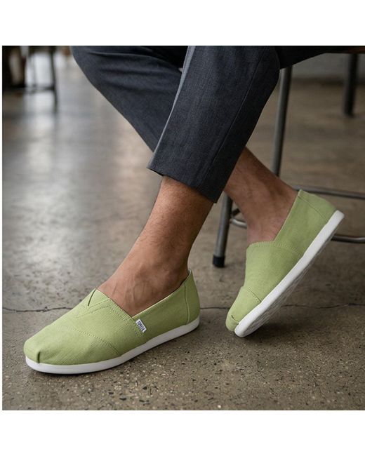 TOMS Green Matcha Alpargata for men