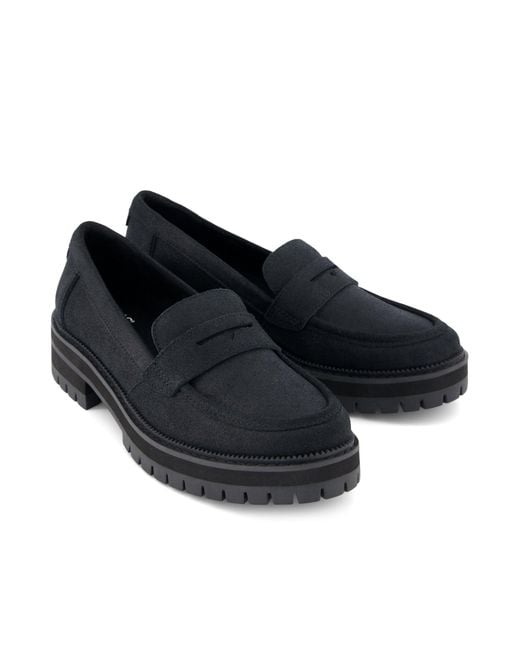 TOMS Blue Cara Loafer Shoes