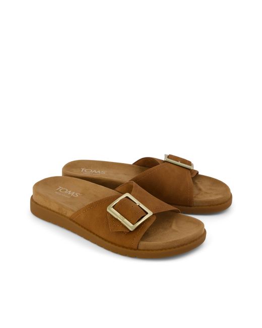 TOMS Brown Marin Slide Sandal