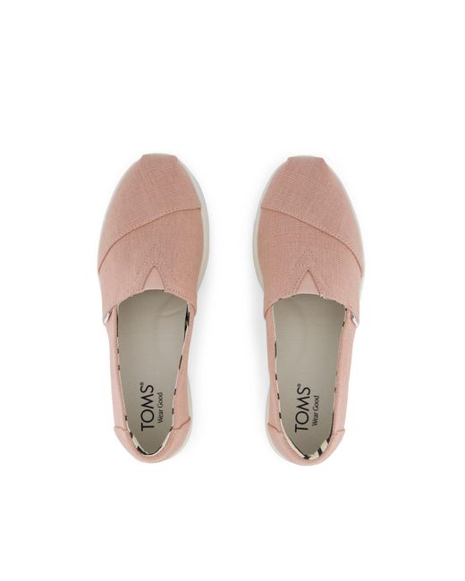 TOMS Pink Alpargata Plus