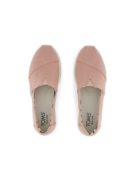 TOMS Pink Alpargata Plus