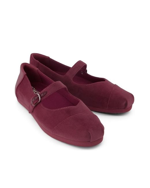 TOMS Red Alpargata Mary Jane