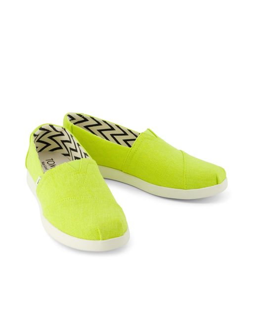 TOMS Yellow Alpargata Plus
