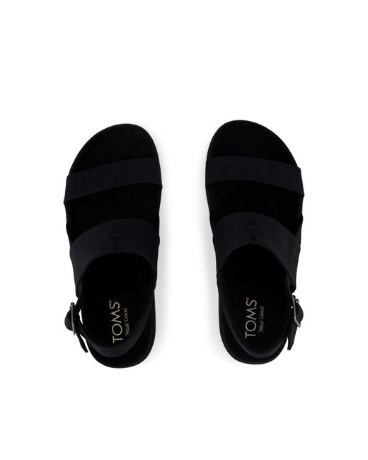 TOMS Black Marin Sandal