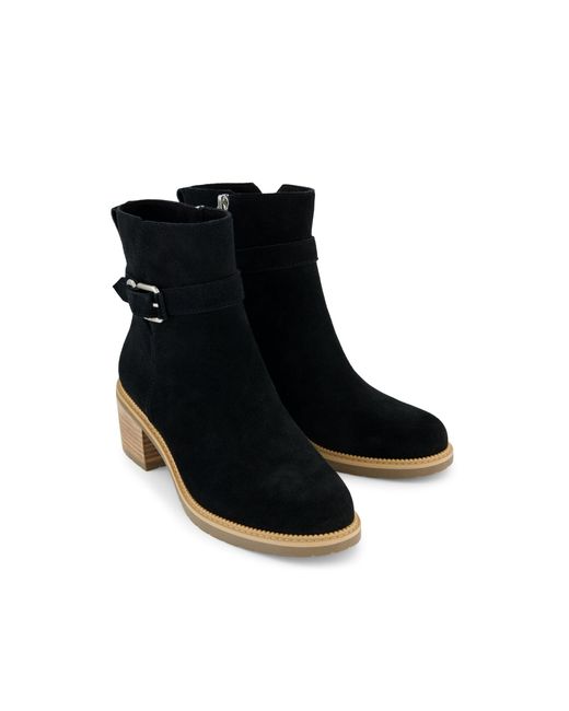 TOMS Black Hailey Buckle Boots