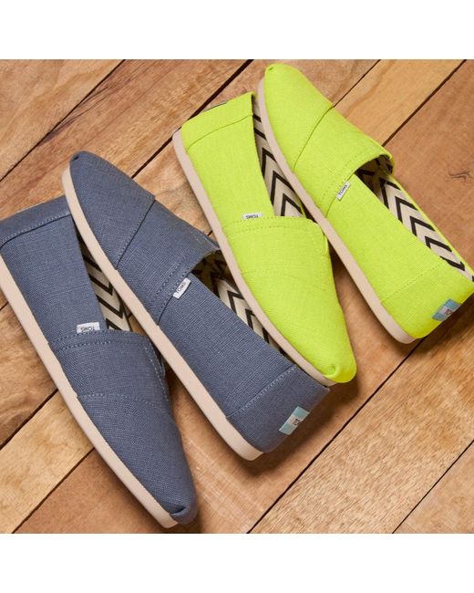TOMS Yellow Alpargata