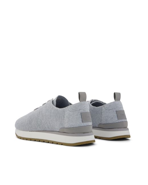 TOMS Gray Resident Plus Lace-Up Trainer for men