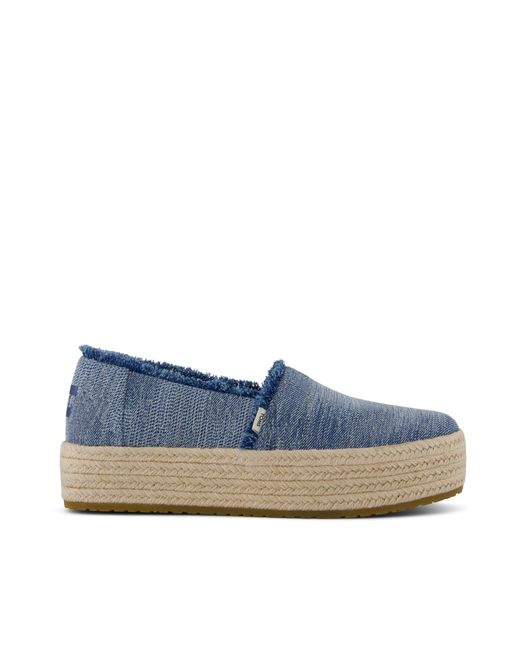 TOMS Blue Valencia Espadrille