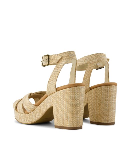 TOMS Metallic Majorca Strappy Heeled Sandal