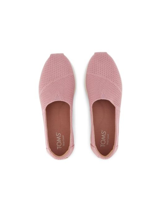 TOMS Pink Alpargata Plus
