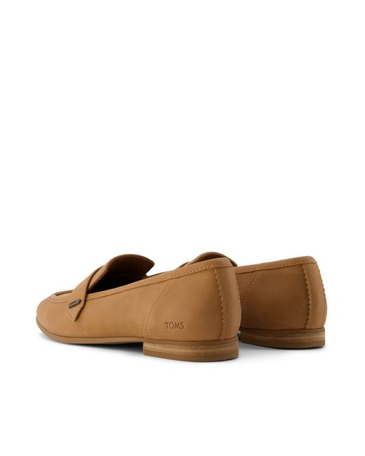 TOMS Brown Lynette Loafer Shoes