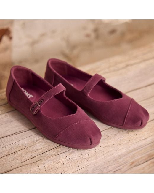 TOMS Red Alpargata Mary Jane