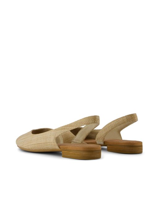 TOMS Natural Briella Slingback Ballet Flat