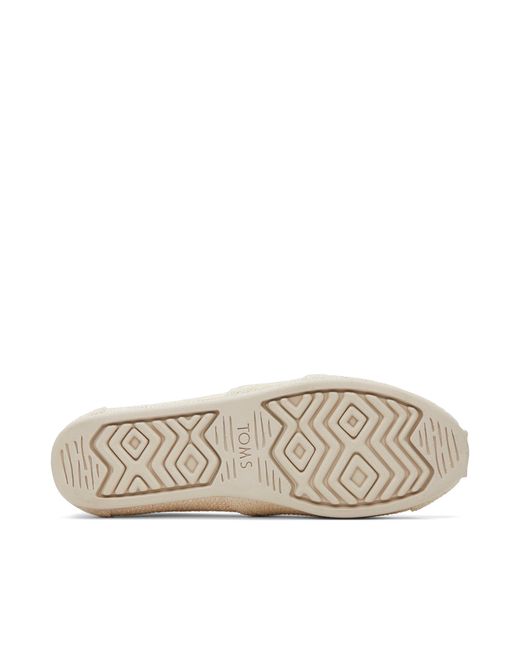 TOMS Natural Alpargata Metallic