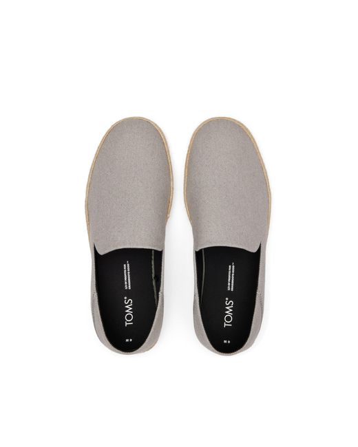 TOMS Gray Santiago Recycled Cotton for men