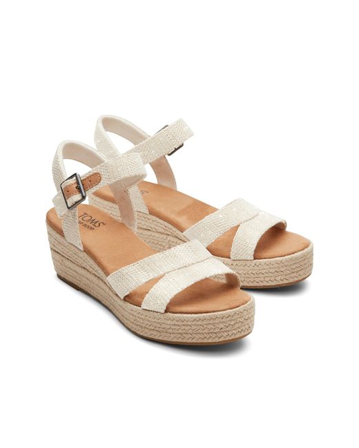 TOMS Natural Audrey Wedge Sandal