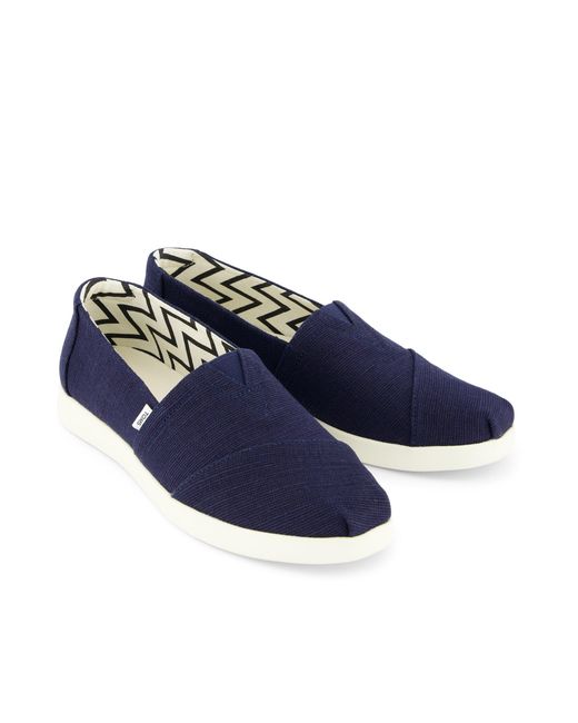 TOMS Blue Alpargata Plus for men