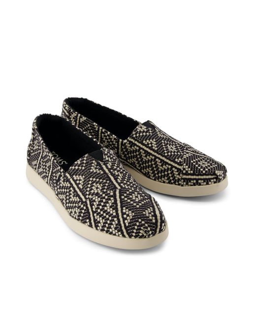 TOMS Black Alpargata Plus