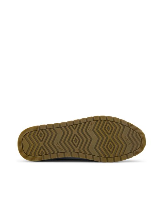 TOMS Gray Resident Plus Lace-Up Trainer for men