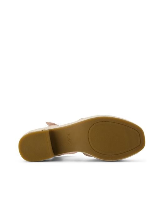TOMS Brown Isla Heeled Sandal