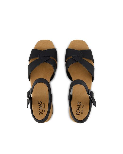 TOMS Blue Isla Heeled Sandal