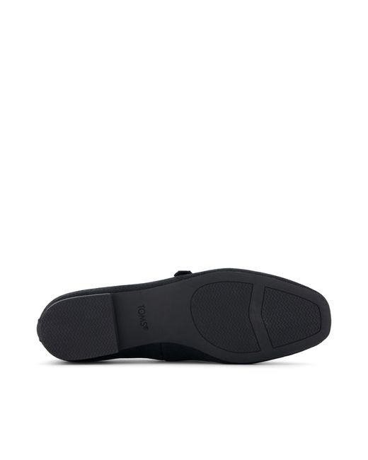 TOMS Black Bianca Ballet Flat
