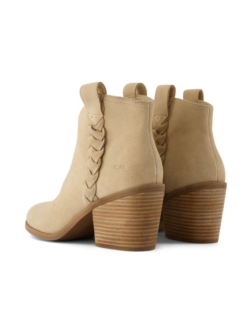 TOMS Natural Constance Heeled Boots