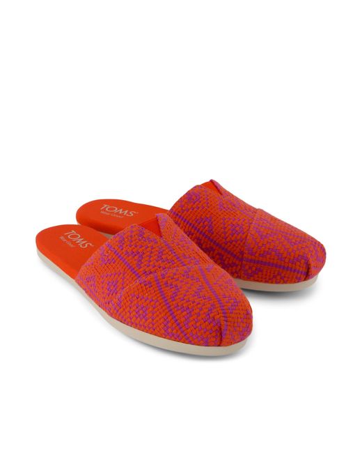 TOMS Red Alpargata Mule