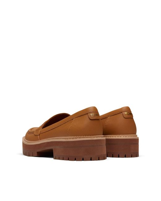 TOMS Brown Cara Loafer Shoes