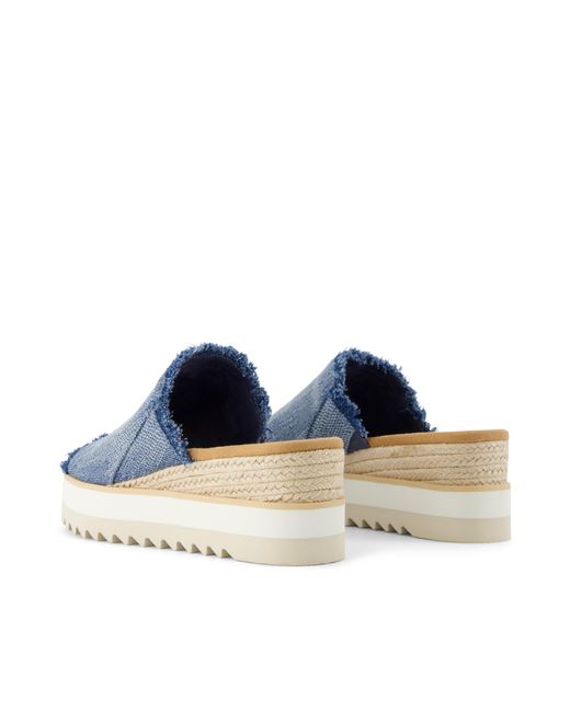 TOMS Blue Diana Mule Wedge Sandal