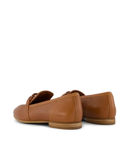 TOMS Brown Lynette Loafer Shoes