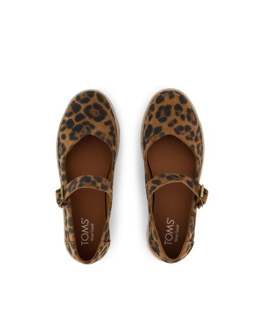 TOMS Brown Carolina Mary Jane Espadrille