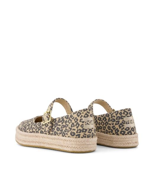 TOMS Natural Carolina Mary Jane Espadrille