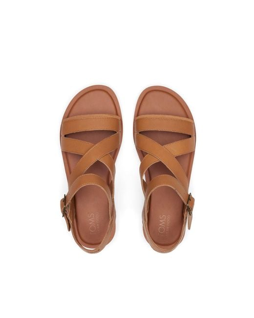 TOMS Brown Sloane Strappy Sandal