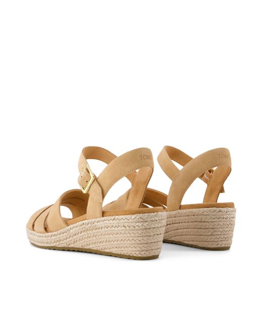 TOMS Natural Julia Wedge Sandal