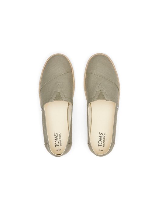 TOMS Gray Alpargata Rope 2.0 Espadrille