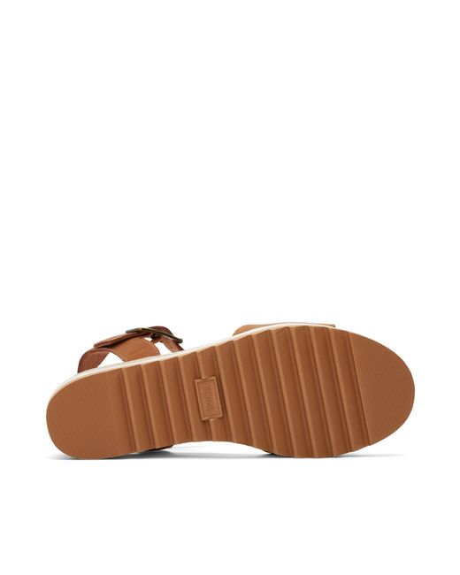 TOMS Black Diana Wedge Sandal