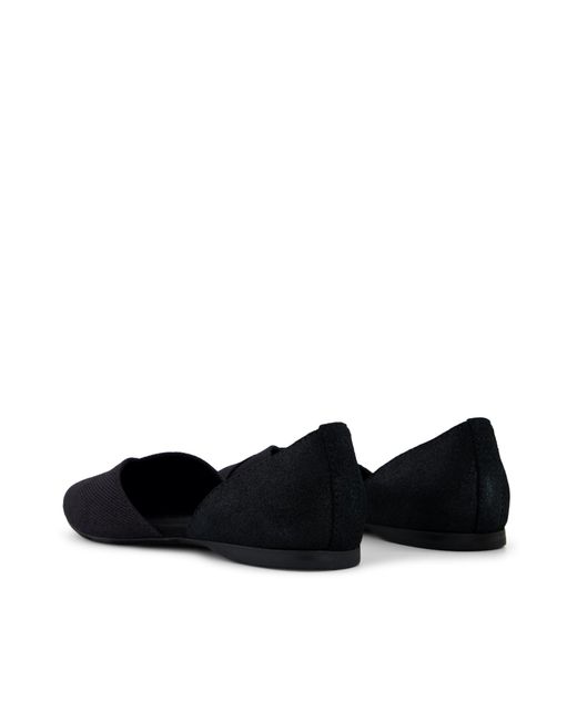 TOMS Black Gemma D'Orsay Flat