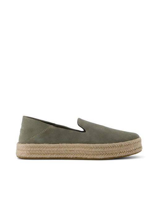 TOMS Green Carolina Espadrille