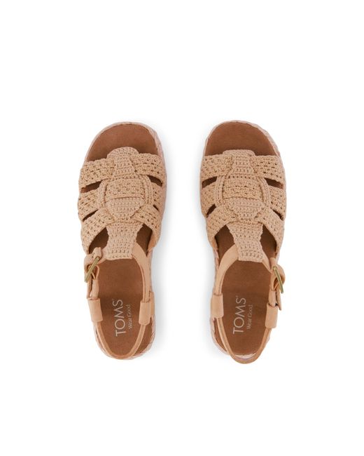 TOMS Brown Jac Espadrille Sandal