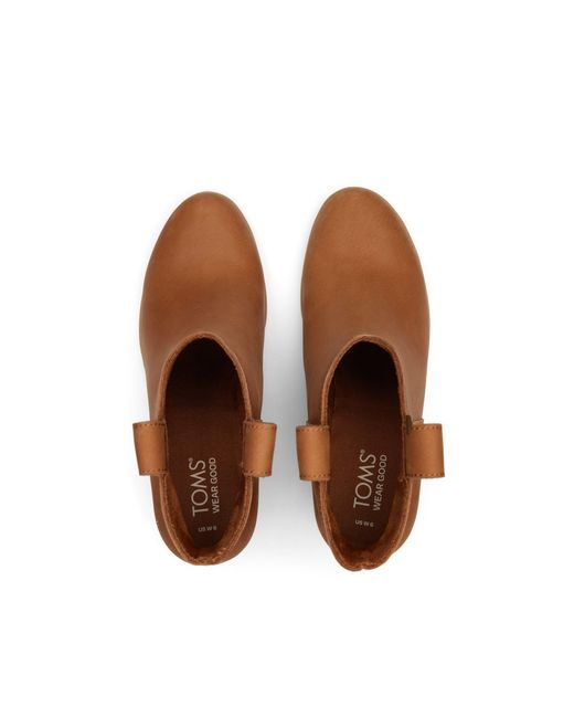 TOMS Brown Consce Heeled Boots