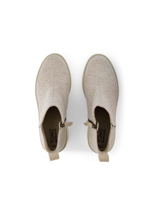 TOMS Brown Maude Wedge Boots