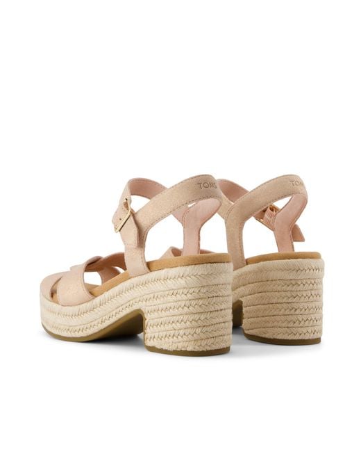 TOMS Brown Isla Heeled Sandal