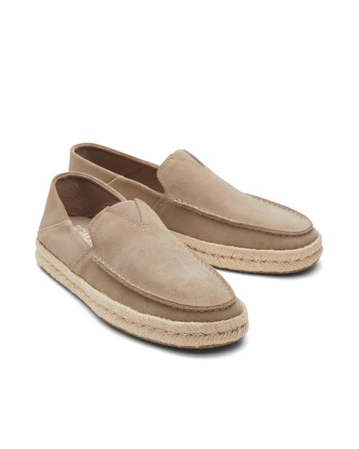 TOMS Natural Alonso Rope Loafer for men