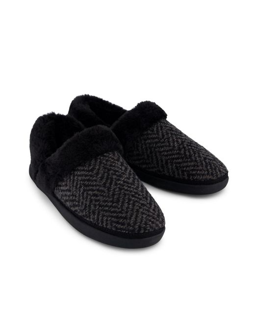 TOMS Black Oslo Slipper
