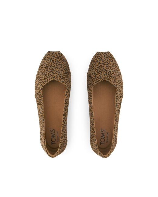 TOMS Brown Alpargata Ballet Flat