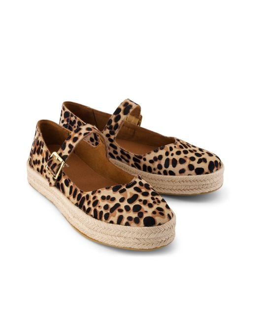 TOMS Natural Carolina Mary Jane Espadrille