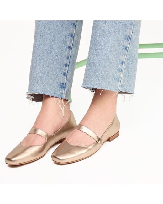 TOMS Natural Bianca Ballet Flat